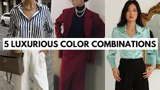 5 Luxurious Color Combinations