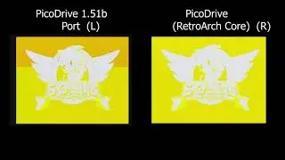 (PS2) PicoDrive 1.51b Vs PicoDrive (RetroArch Core) Comparación