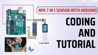 7 in 1 NPK Sensor With LCD Soil Monitoring Projects. #npk #npk_Sensor #npk_Projects