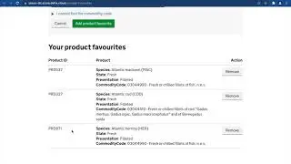 Create a catch certificate using data upload