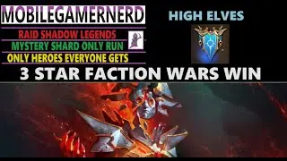 (High Elves Faction Wars) Raid Shadow Legends F2P Team