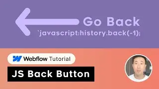 Webflow Tutorial: How to Create a Simple JavaScript Back Button