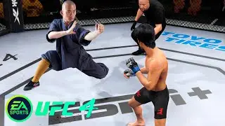 UFC4 Bruce Lee vs Kung Fu Master Shiyanbin EA Sports UFC 4 PS5