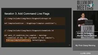 2019 LLVM Developers’ Meeting: M. Baumgärtner & D. Gribenko “My First Clang Warning”