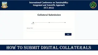 How to Submit Digital Collaterals | ICS 2022 Organised by University of Mumbai