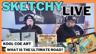 Sketchy Live! Finishing Last Week's Design & Serious Car Talk