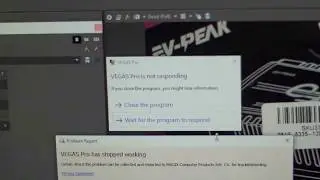 Vegas Pro 15 crash when stabilizing 4K video (1080p is OK)