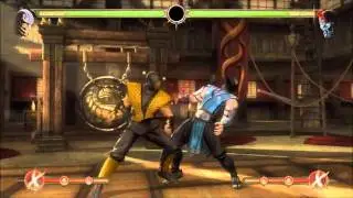 MK9- SCORPION COMBOS+TUTORIALS+SPECIAL ENDING