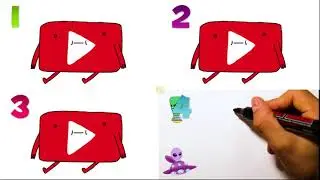#10 Who's faster? Drawing 4 different pictures for kids