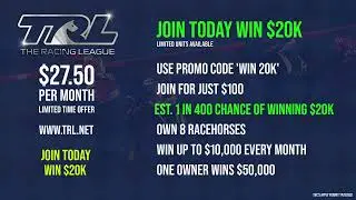 Join Today Win $20k 30/2