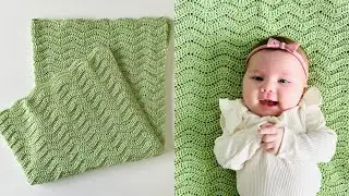 How to Crochet the Back Loop Only Simple Ripple Blanket