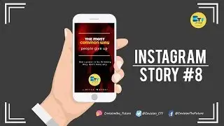 Story #8 | Instagram | Highlight | Motivational Quotes | Most Common Way People Give Up