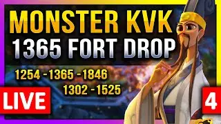 Monster KVK 1365 Fort Drop 🔥🔥🔥 LIVE! 🔴  #C11813 #1254 #1365 #1846 #1302 #1525 # 1945