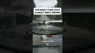 When a White Car Decides to Turn Right... Outta Nowhere!