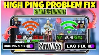 🔧 AFTER 3.4 Update NO MORE High Ping & LAG Problem Fix🔥| Bgmi Ping Problem | Bgmi Ping High Problem
