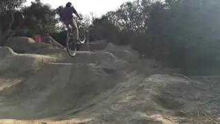 Sheephills bmx dirt jumps on a mtb