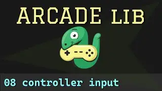 Python Arcade library - 08 - Xbox controller input event handling