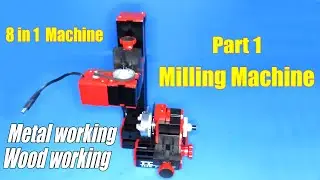 Raitool™ 8 In 1 Mini Multipurpose Machine | Milling machine test