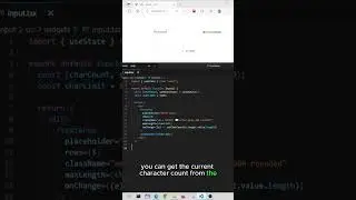 Character counter in React  