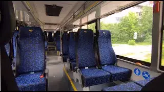 Новый автобус ЛиАЗ-5292.65 в Ивантеевке, маршрут 1, М 643 ВА 790 - первый день работы