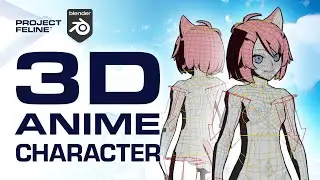 Making a 3D Anime Character | Project Feline Devstream