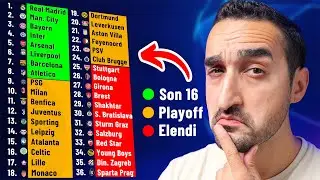 Yeni Şampiyonlar Ligi Formatını Simüle Ettim!