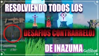 Resolviendo todos los Desafíos Contrarreloj (Narukami, Yashiori,Kannazuka)Genshin Impact 2.0 Inazuma