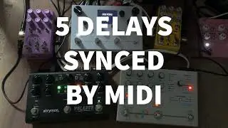 Mastering the Art of Syncing 5 Delay Pedals with MIDI Clock 