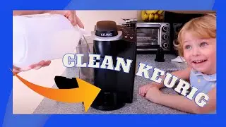 Descale Keurig Coffee Maker- Clean a Keurig with Vinegar!  - FIX SLOW BREW ☕