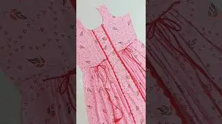 Side Pleated Kurti Cutting and Stitching 