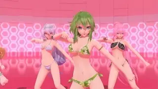 【ＭＭＤ】ボカロ達がビキニ祭りで「被害妄想携帯女子（笑） Persecution Complex Cellphone Girl 」 4K