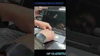 Keyboard Replacement | How to replace keyboard | hp 15-r0787TU