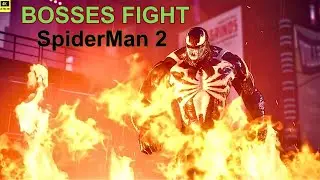 Marvel's Spiderman 2-2023 | All Boss Fights Compilation| New Release | Secret Tricks | PS5 | HD | 4K