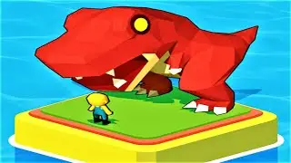 🦖 Dino Tycoon - 3D Building Game 🏝️ GAMEPLAY (Android, iOS)