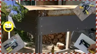 █ Заклепочник ручной. Как сделать стол. Дача или частный дом. Hand Riveter, table