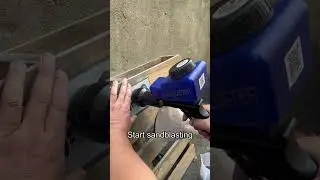 Revolutionize Your DIY Projects with AS118-9-1 Dustless Sandblaster! 