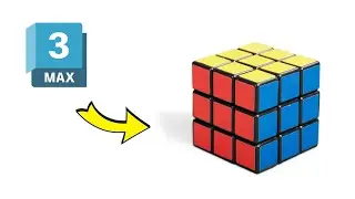 🎥 Master 3ds Max: Easy Rubik’s Cube Modeling for Beginners! 