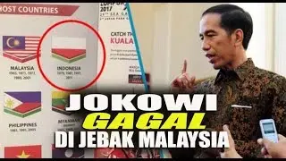 JOKOWI GAGAL DARI JEBAKAN MALAYSIA DENGAN KASUS BENDERA TERBALIK