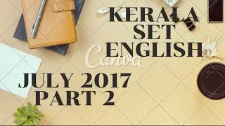 QUESTION PAPER DISCUSSION OF KSET EXAM QUESTION PAPER 2017 JULY