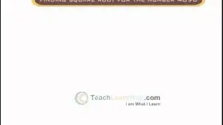 TECHNO Maths class 6 - RATIONAL NUMBERS DIVISION METHOD TO FIND SQUARE ROOT