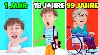 Vom BABY zum OPA! So werde ich ERWACHSEN?! - Lebens Simulator