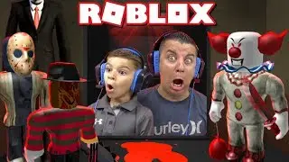 All the way up THE SCARY ELEVATOR in Roblox!
