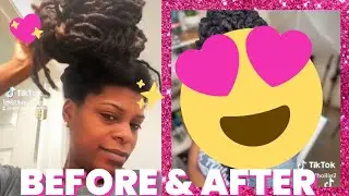 Before & After ft. My Lil Sister👸🏾 | Styling Her Locs to the Gods!