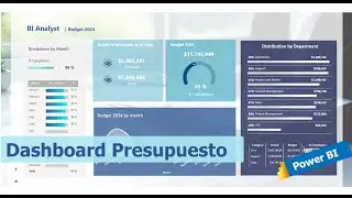Dashboard de Presupuesto Power BI 2024 #powerbi  #excel  #deneb