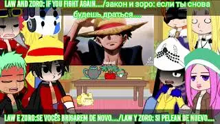 NEW GENERATION REACT TO LUFFY TIK TOKS GACHA CLUB  ONE PIECE