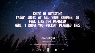 Moonlight lyric - xxxtentacion/TikTok Viral 