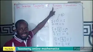 The Inverse Property of a Binary Operations
