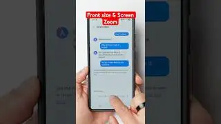 How to change the Font Size & Screen Zoom on the Samsung Galaxy S25 Ultra