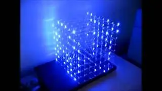 🔵🔵CUBO HECHO DE LEDS SE MUEVE AL COMPAS DE LA MUSICA 🔵🔵