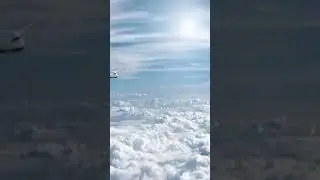 Plane in sky bagroung video for Tiktok